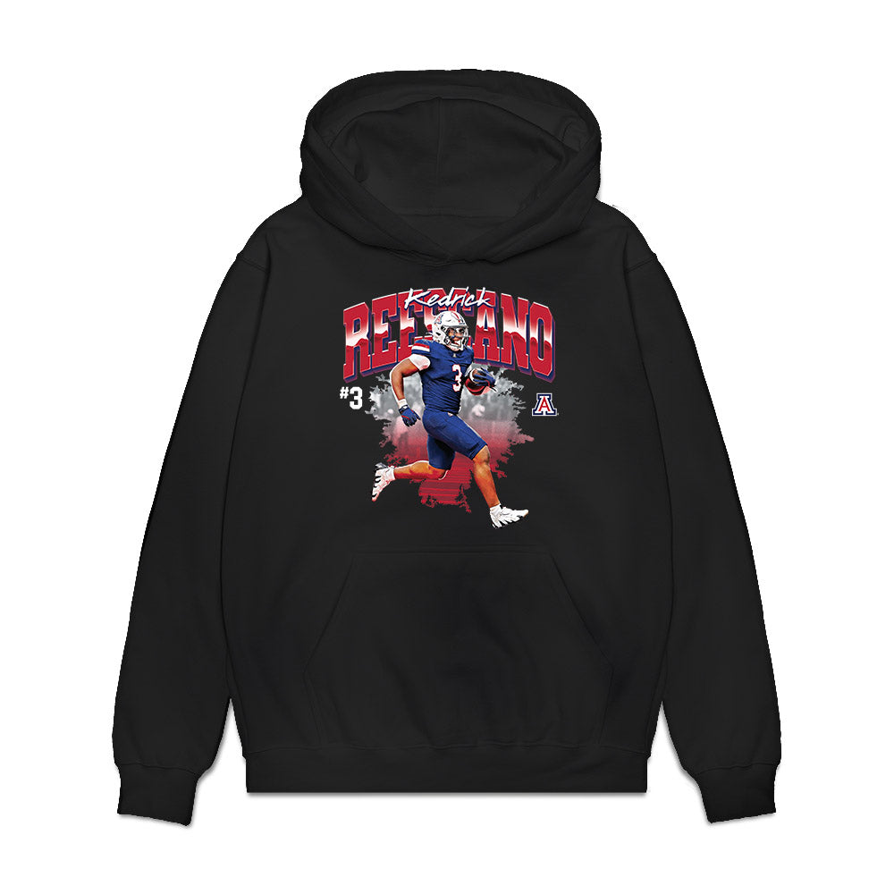 Arizona - NCAA Football : Kedrick Reescano - Collage Premium Hooded Sweatshirt-0