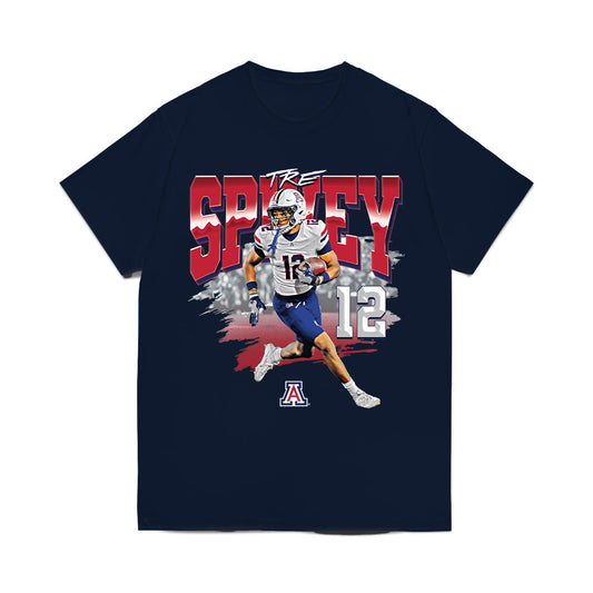 Arizona - NCAA Football : Tre Spivey - Collage Comfort Colors T-Shirt-0