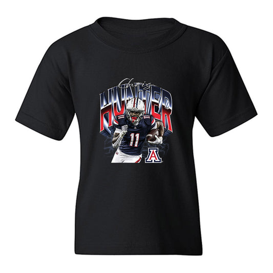 Arizona - NCAA Football : Christopher Hunter - Collage Youth T-Shirt-0