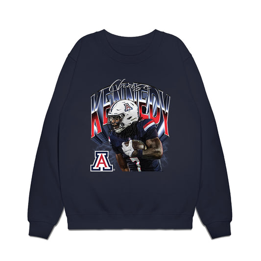 Arizona - NCAA Football : Chase Kennedy - Graphic Premium Crewneck Sweatshirt-0