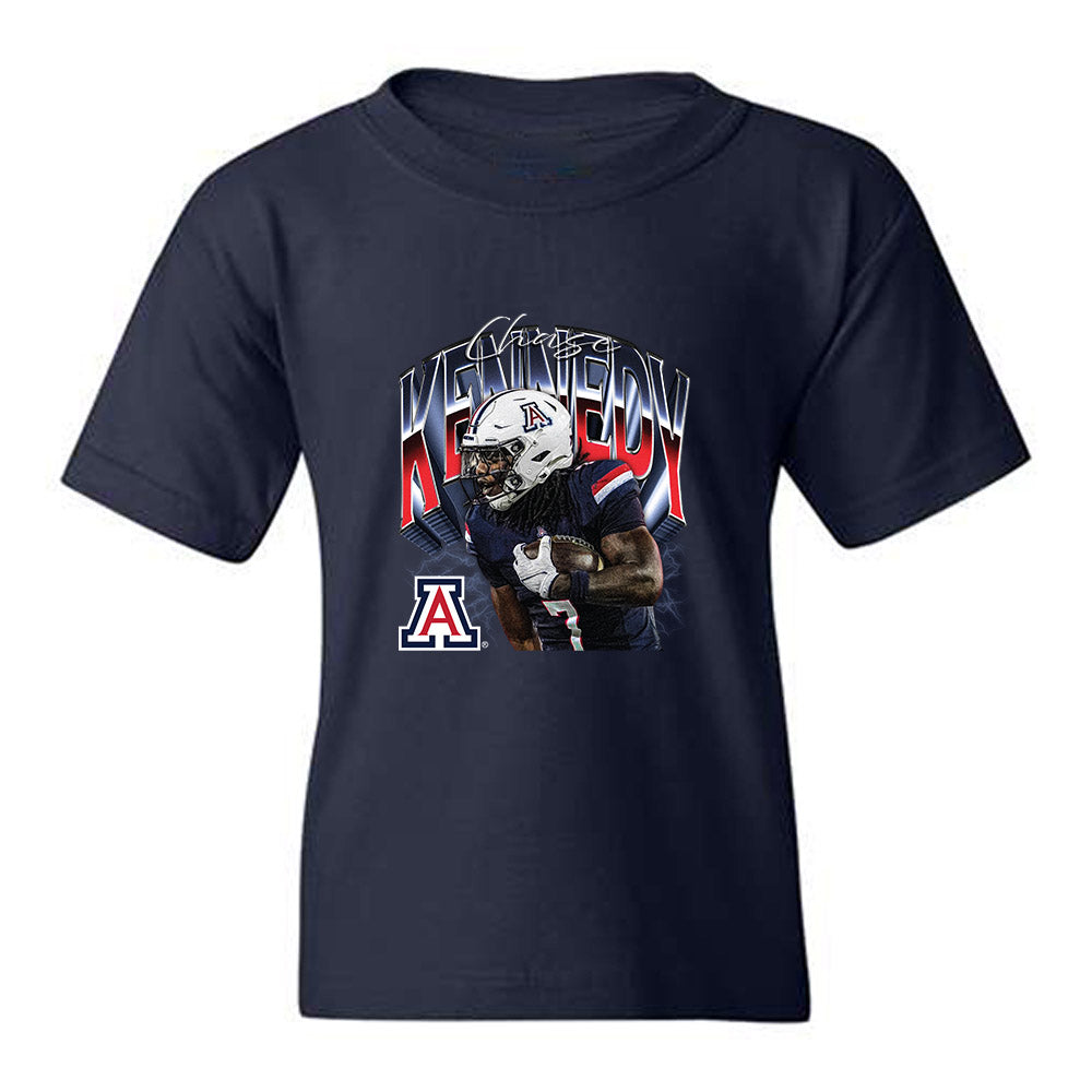 Arizona - NCAA Football : Chase Kennedy - Graphic Youth T-Shirt-0