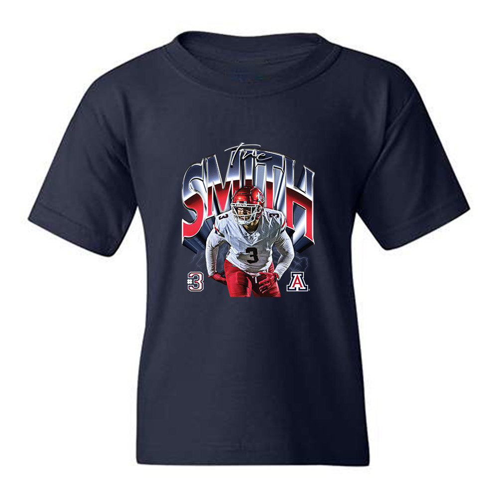 Arizona - NCAA Football : Tre Smith - Graphic Youth T-Shirt-0