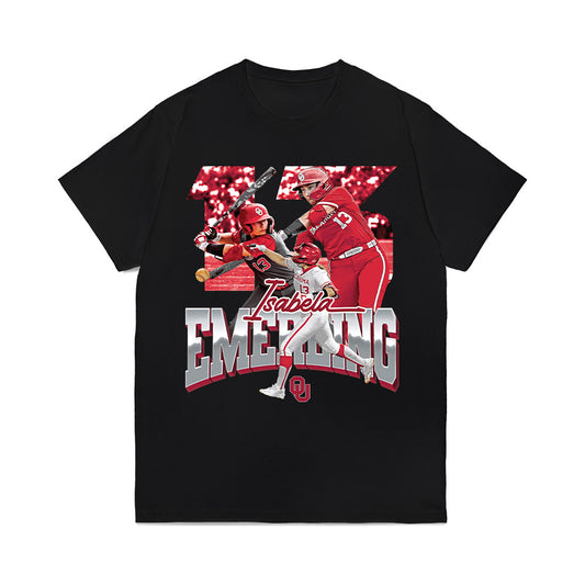 Oklahoma - NCAA Softball : Isabela Emerling - Collage Comfort Colors T-Shirt-0
