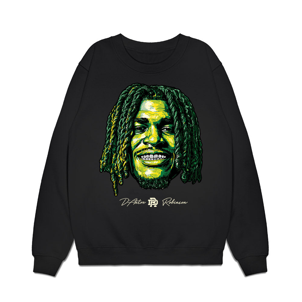Oregon - NCAA Football : D'Antre Robinson - Gameface Premium Crewneck Sweatshirt-0