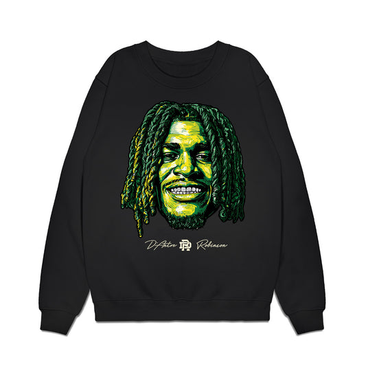 Oregon - NCAA Football : D'Antre Robinson - Gameface Premium Crewneck Sweatshirt-0