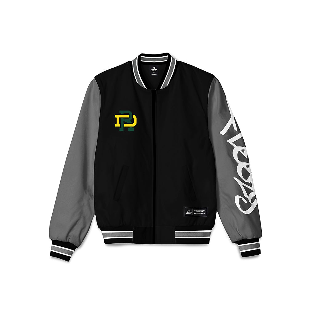 Oregon - NCAA Football : D'Antre Robinson - Fleezy Bomber Jacket-0