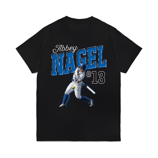 Buffalo - NCAA Softball : Abbey Nagel - Collage Comfort Colors T-Shirt-0