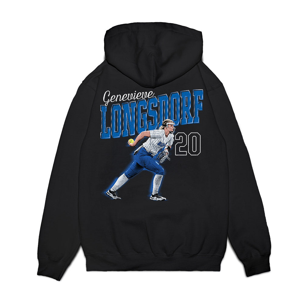 Buffalo - NCAA Softball : Genevieve Longsdorf - Collage Premium Hooded Sweatshirt-1