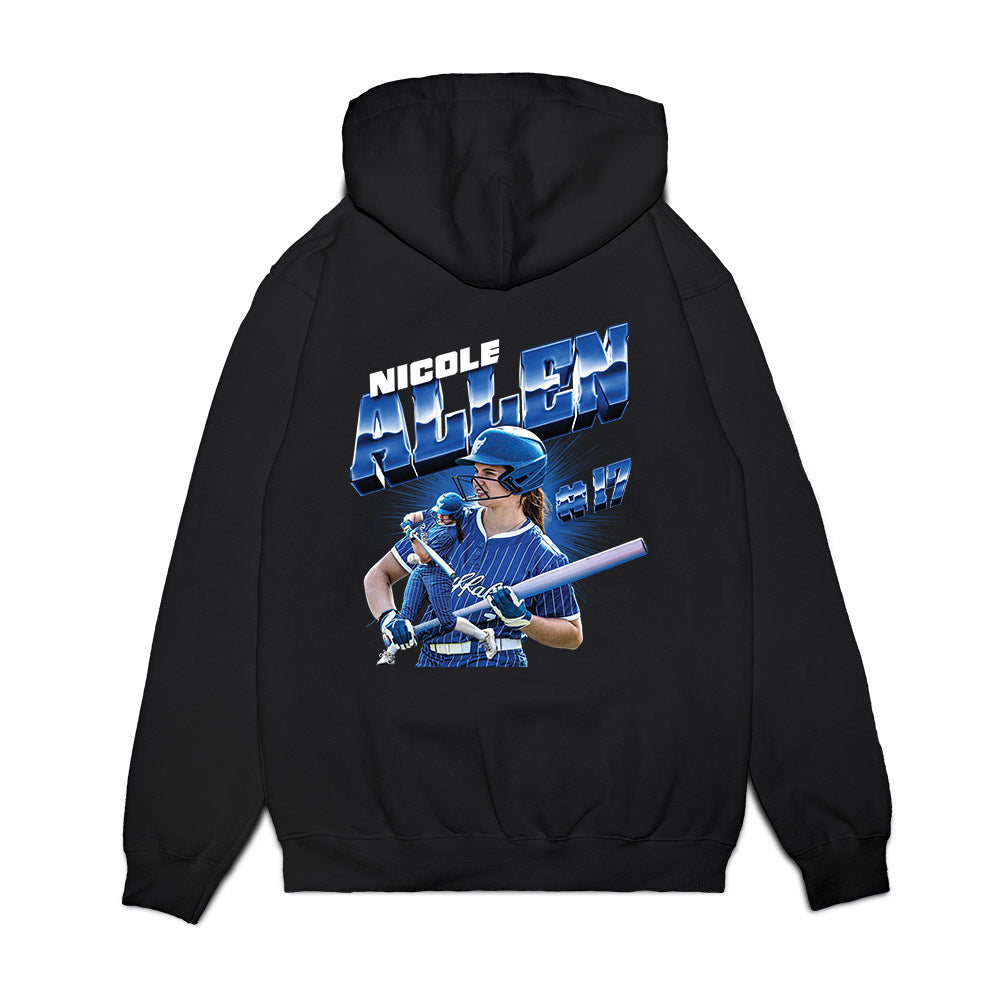 Buffalo - NCAA Softball : Nicole Allen - Collage Premium Hooded Sweatshirt-1