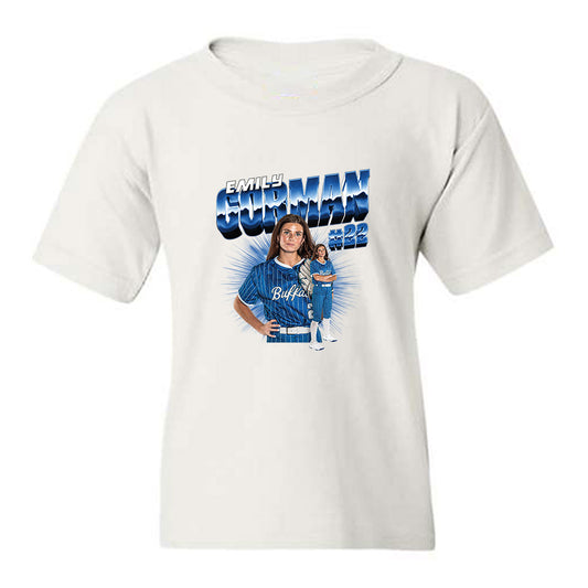 Buffalo - NCAA Softball : Emily Gorman - Collage Youth T-Shirt-0