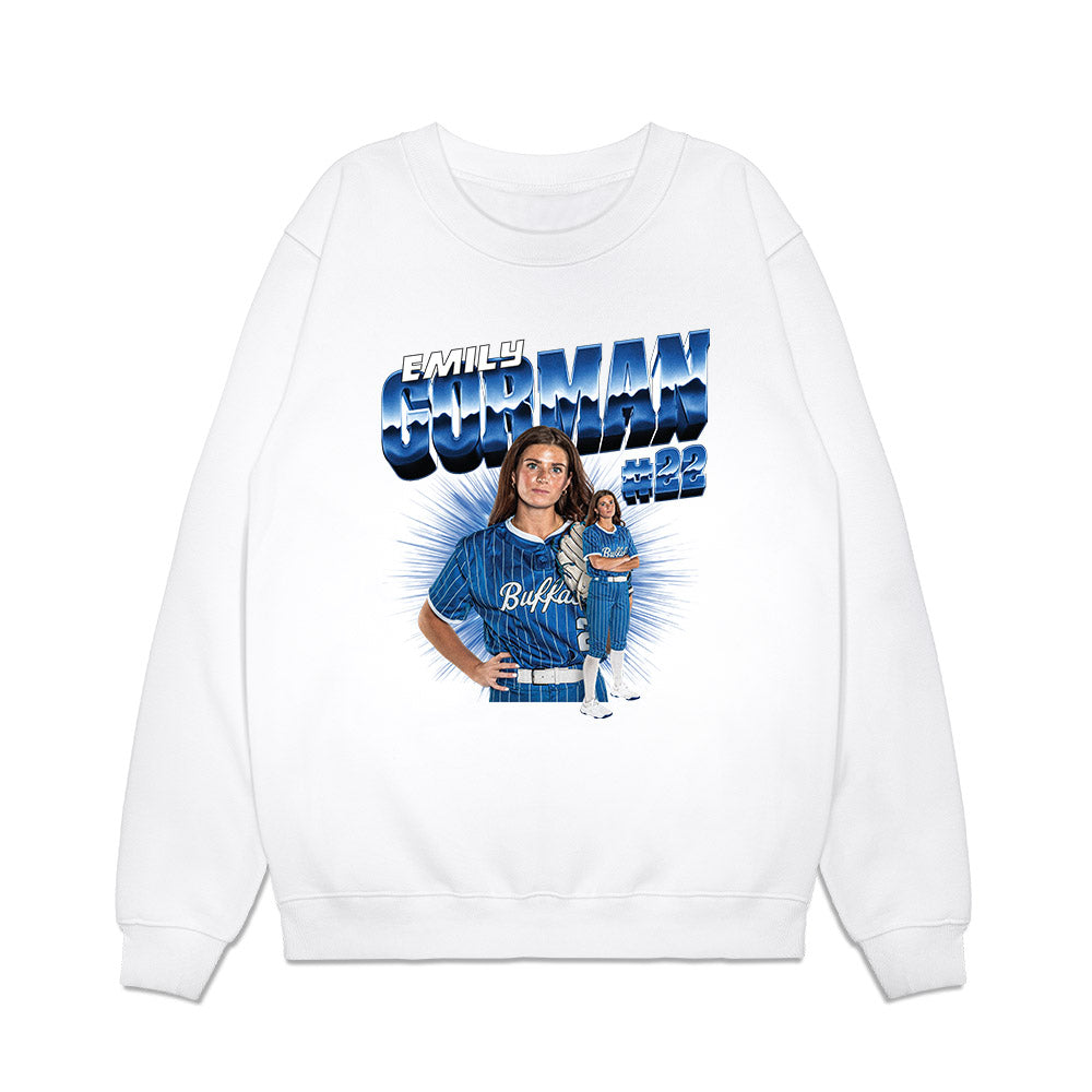 Buffalo - NCAA Softball : Emily Gorman - Collage Premium Crewneck Sweatshirt-0