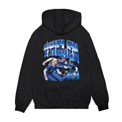 Buffalo - NCAA Softball : Ava Thelen - Collage Premium Hooded Sweatshirt-1