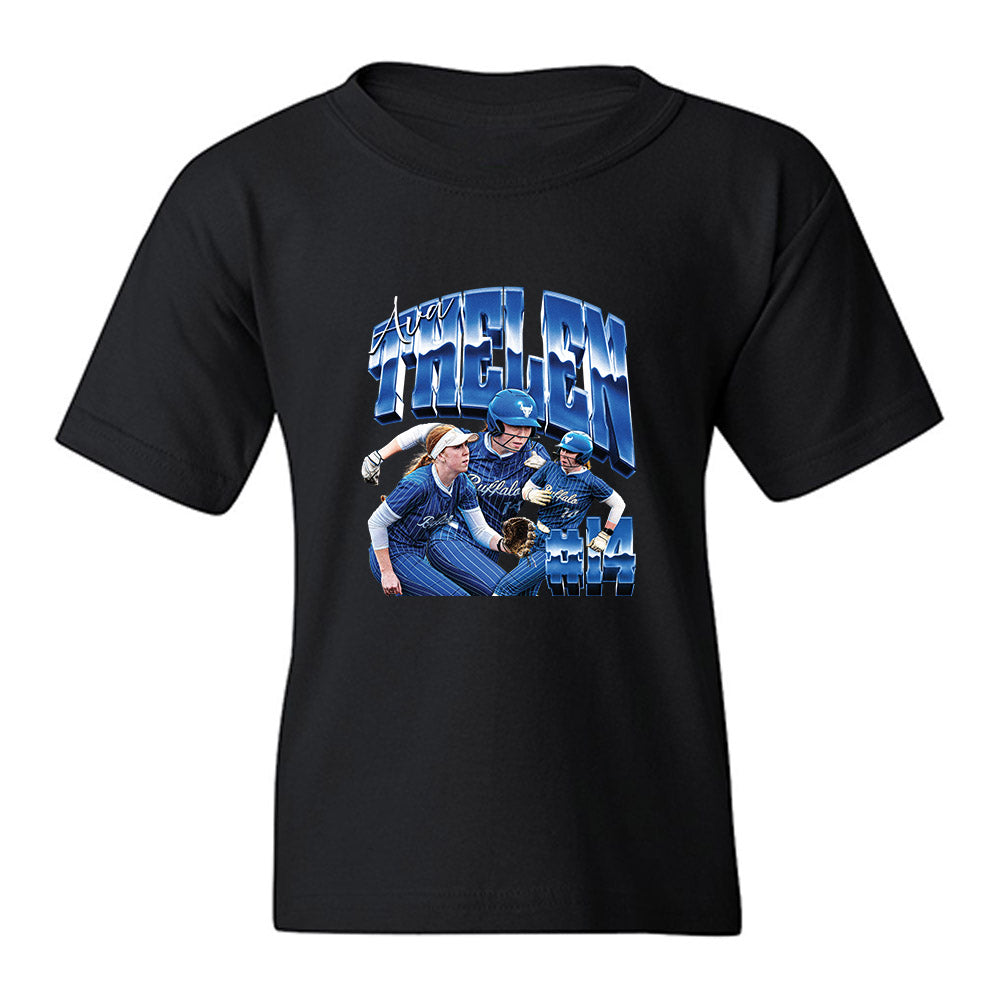 Buffalo - NCAA Softball : Ava Thelen - Collage Youth T-Shirt-0