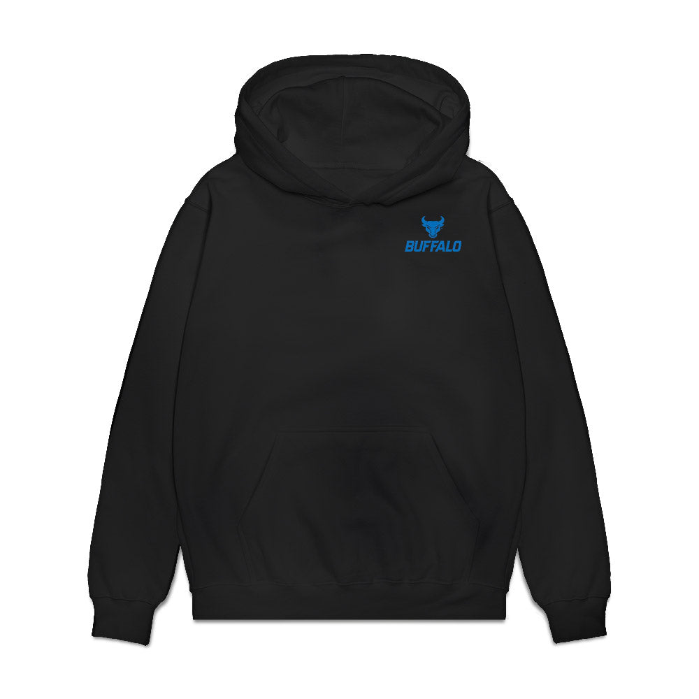 Buffalo - NCAA Softball : Ava Thelen - Collage Premium Hooded Sweatshirt-0