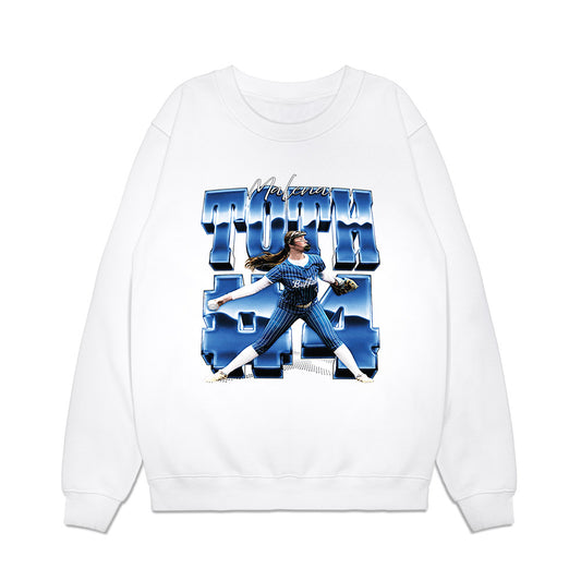 Buffalo - NCAA Softball : Malena Toth - Collage Premium Crewneck Sweatshirt-0