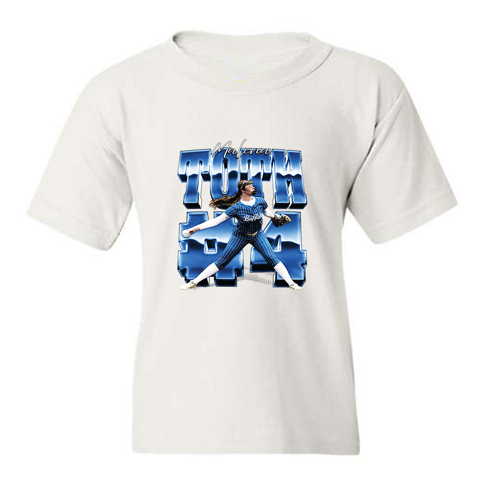 Buffalo - NCAA Softball : Malena Toth - Collage Youth T-Shirt-0