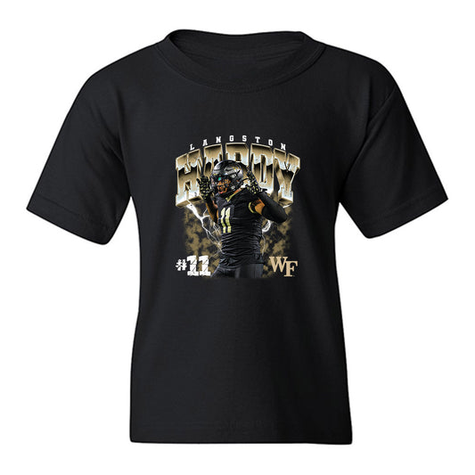 Wake Forest - NCAA Football : Langston Hardy - Collage Youth T-Shirt-0