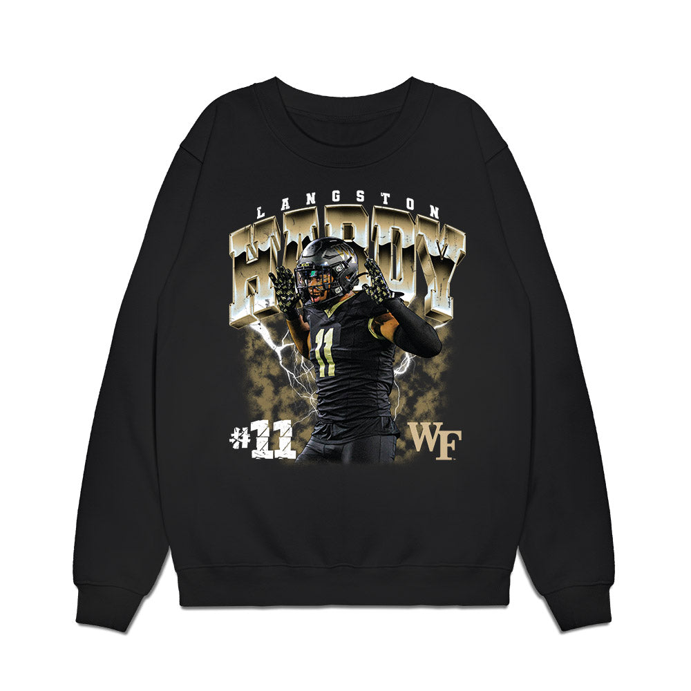 Wake Forest - NCAA Football : Langston Hardy - Collage Premium Crewneck Sweatshirt-0