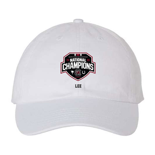 South Carolina - NCAA Equestrian : Julia Lee - National Champions Dad Hat-0