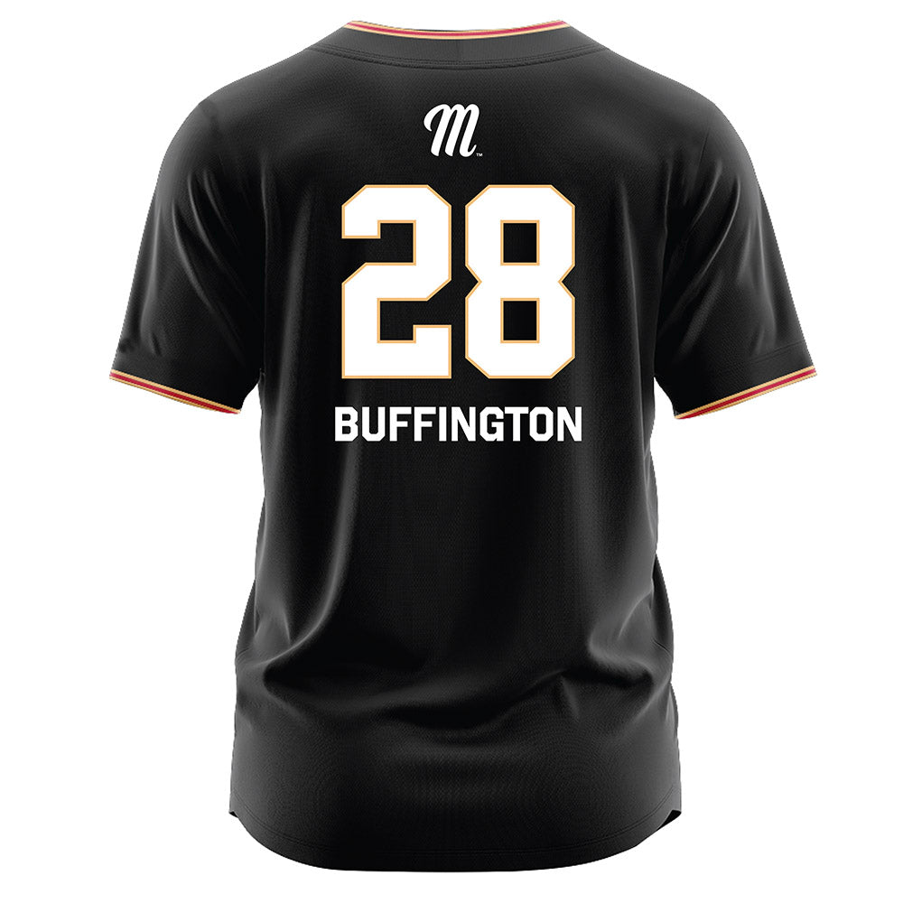 Miami of Ohio - NCAA Baseball : Matthew Buffington - Black Jersey-1