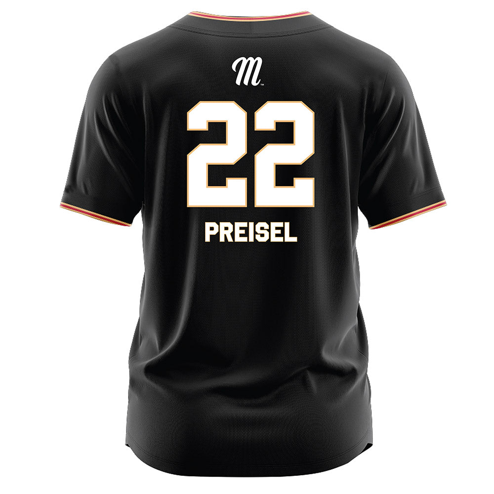 Miami of Ohio - Baseball Alumni : Connor Preisel - Black Jersey-1