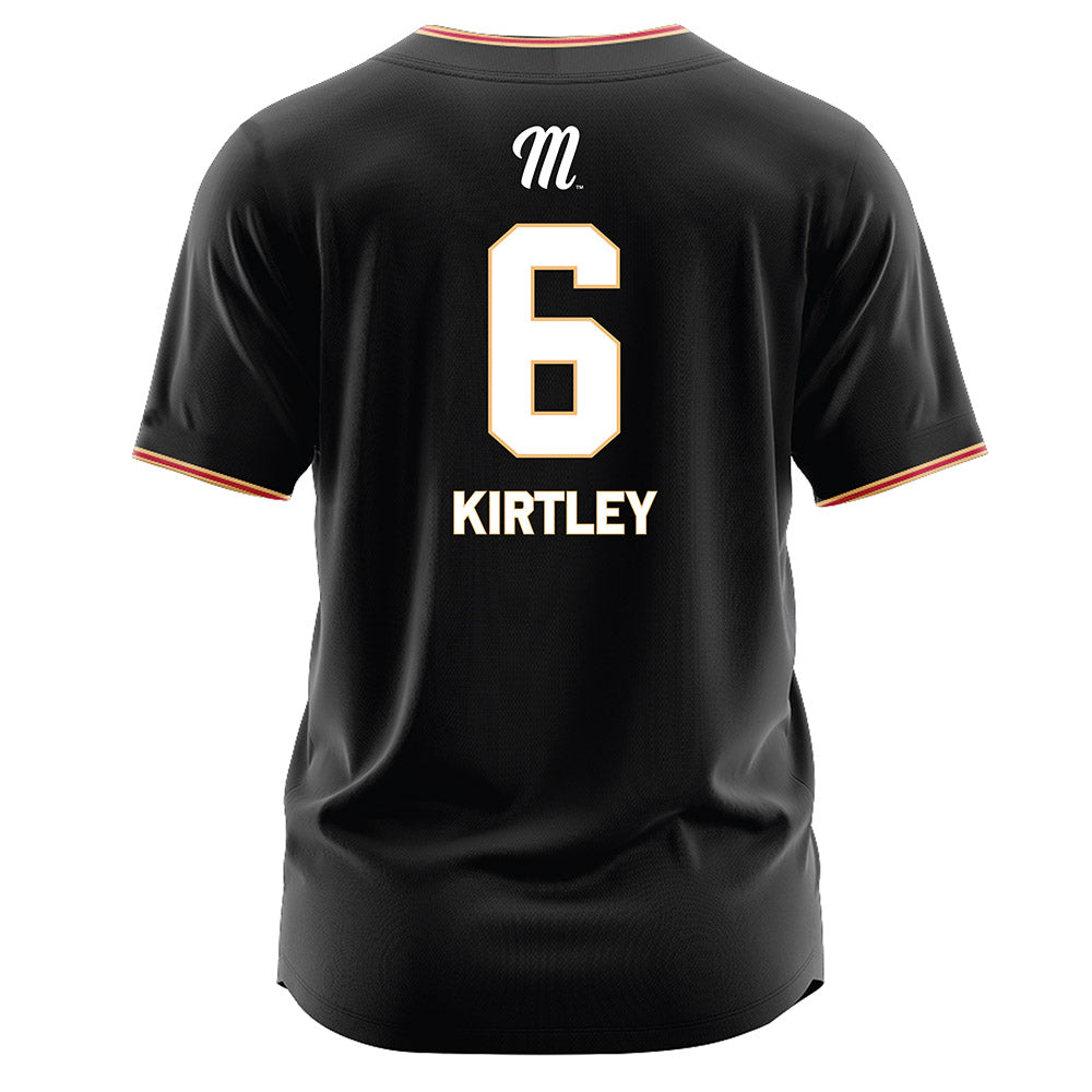Miami of Ohio - NCAA Baseball : Ryder Kirtley - Black Jersey-1