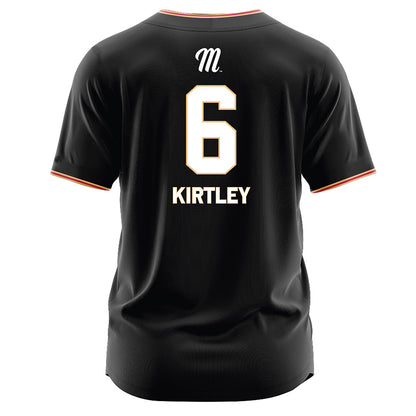 Miami of Ohio - NCAA Baseball : Ryder Kirtley - Black Jersey-1