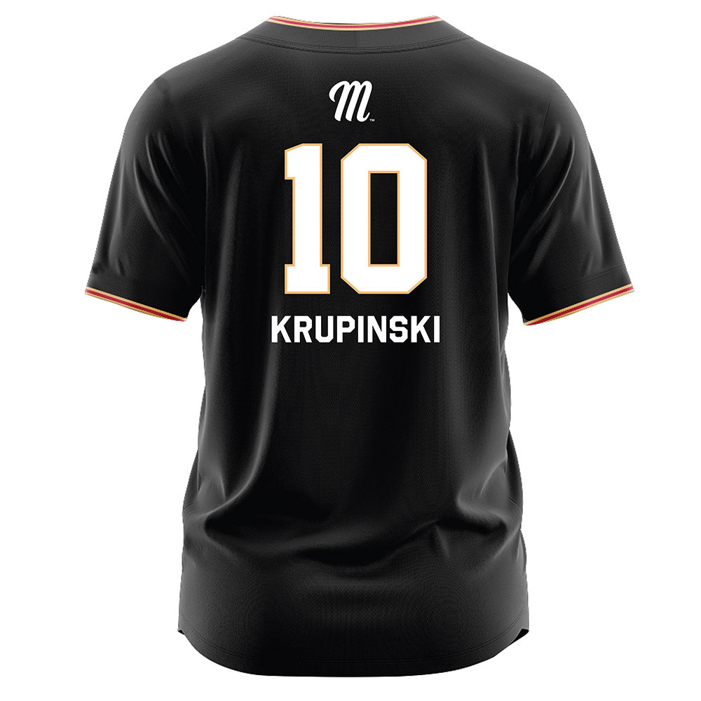 Miami of Ohio - NCAA Baseball : Dominic Krupinski - Black Jersey-1