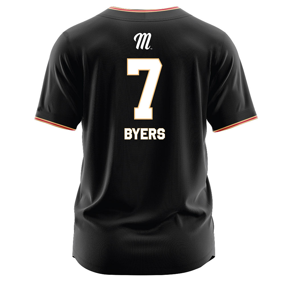Miami of Ohio - Baseball Alumni : Carson Byers - Black Jersey-1