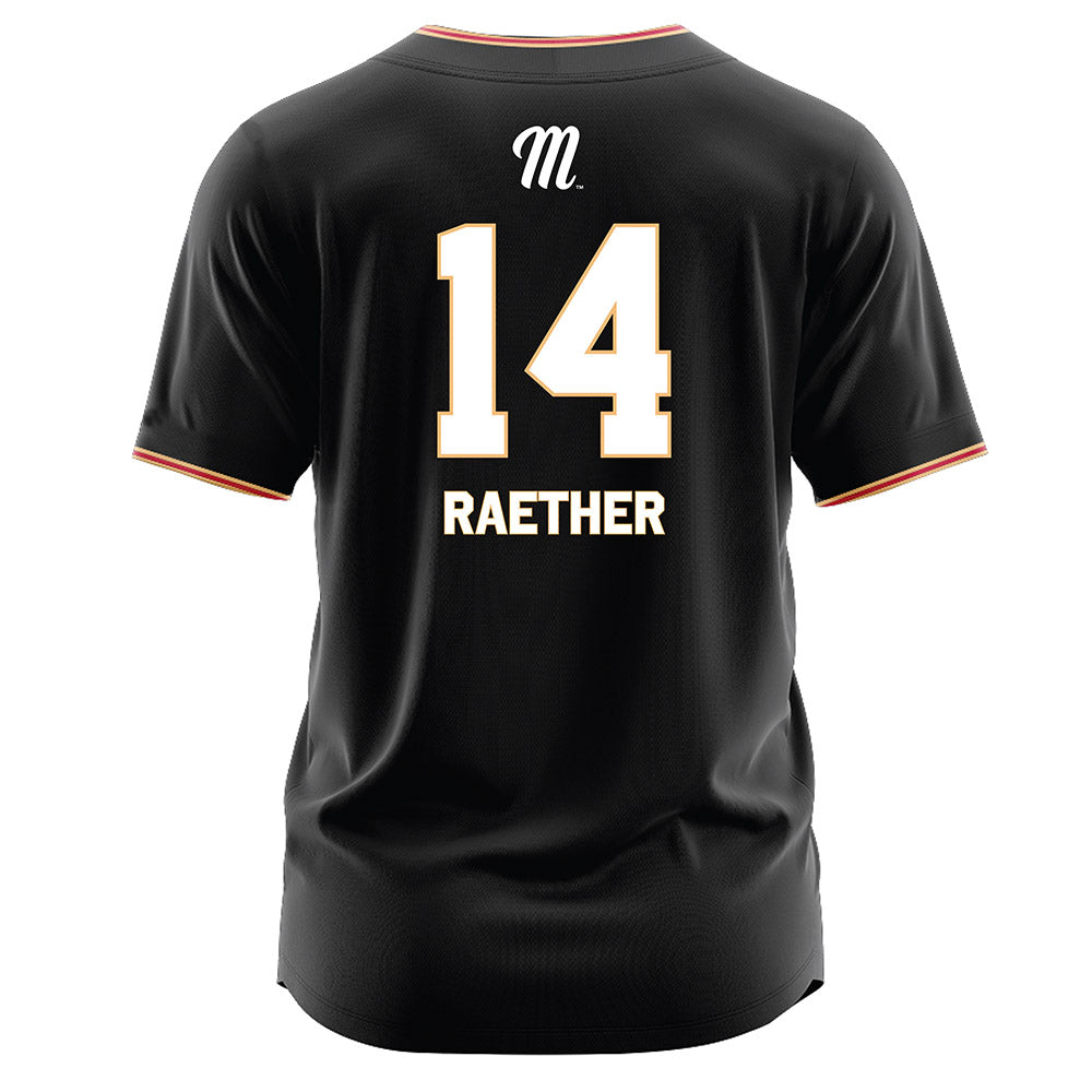 Miami of Ohio - NCAA Baseball : Carson Raether - Black Jersey-1