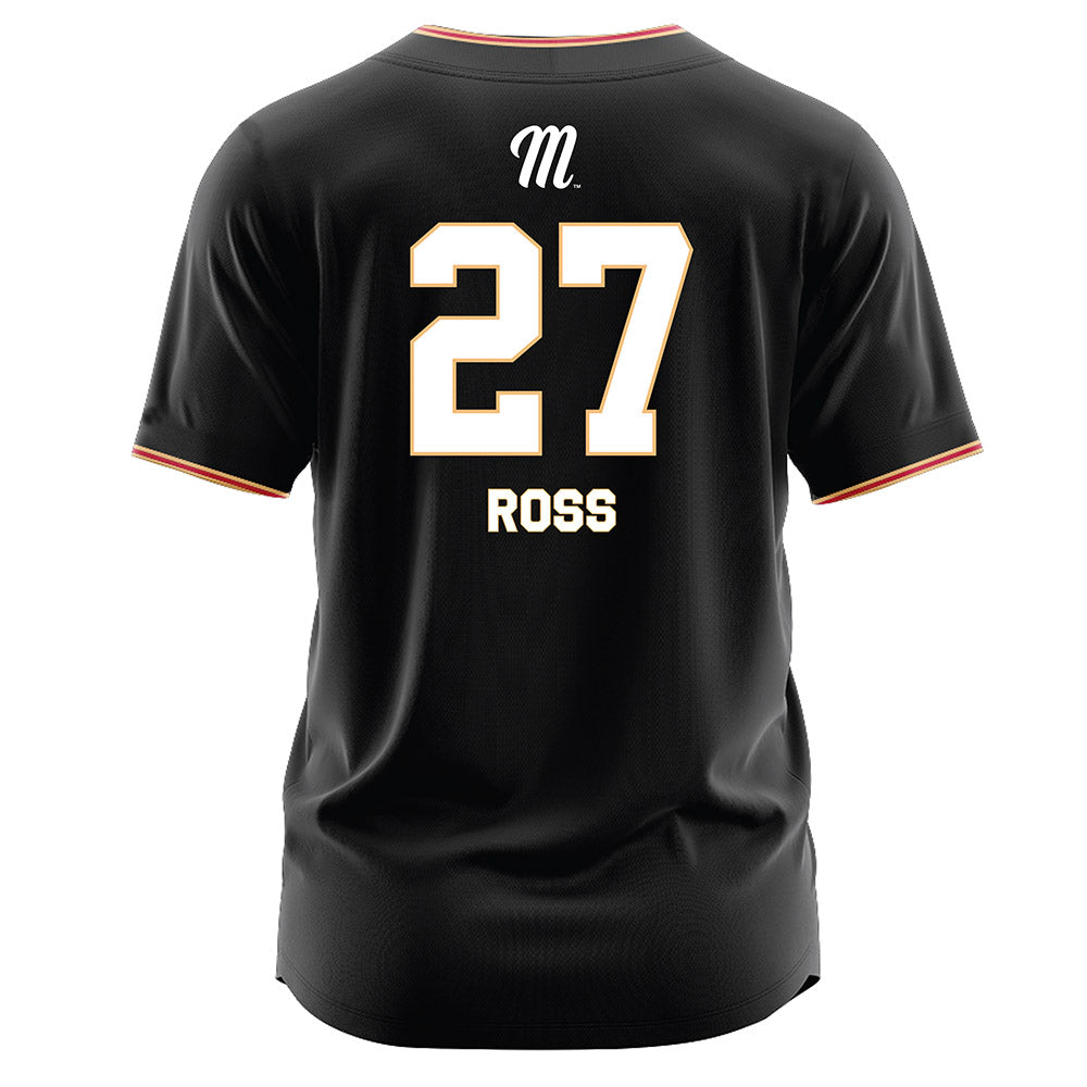 Miami of Ohio - Baseball Alumni : Luke Ross - Black Jersey-1