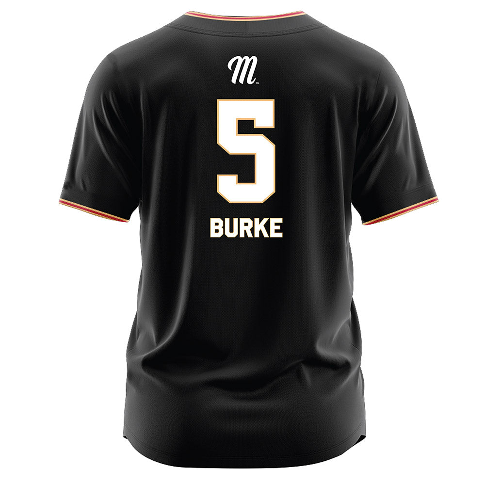 Miami of Ohio - NCAA Baseball : Clayton Burke - Black Jersey-1
