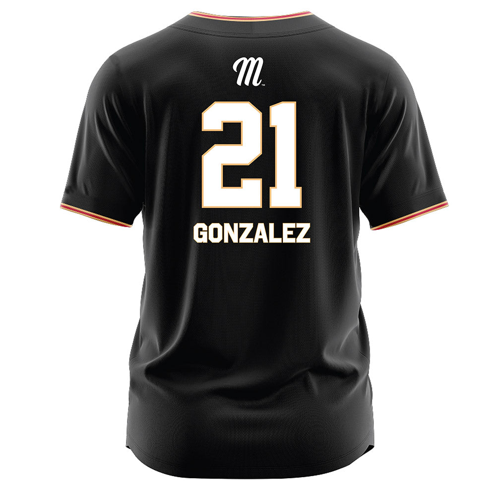 Miami of Ohio - NCAA Baseball : Ignacio Gonzalez - Black Jersey-1