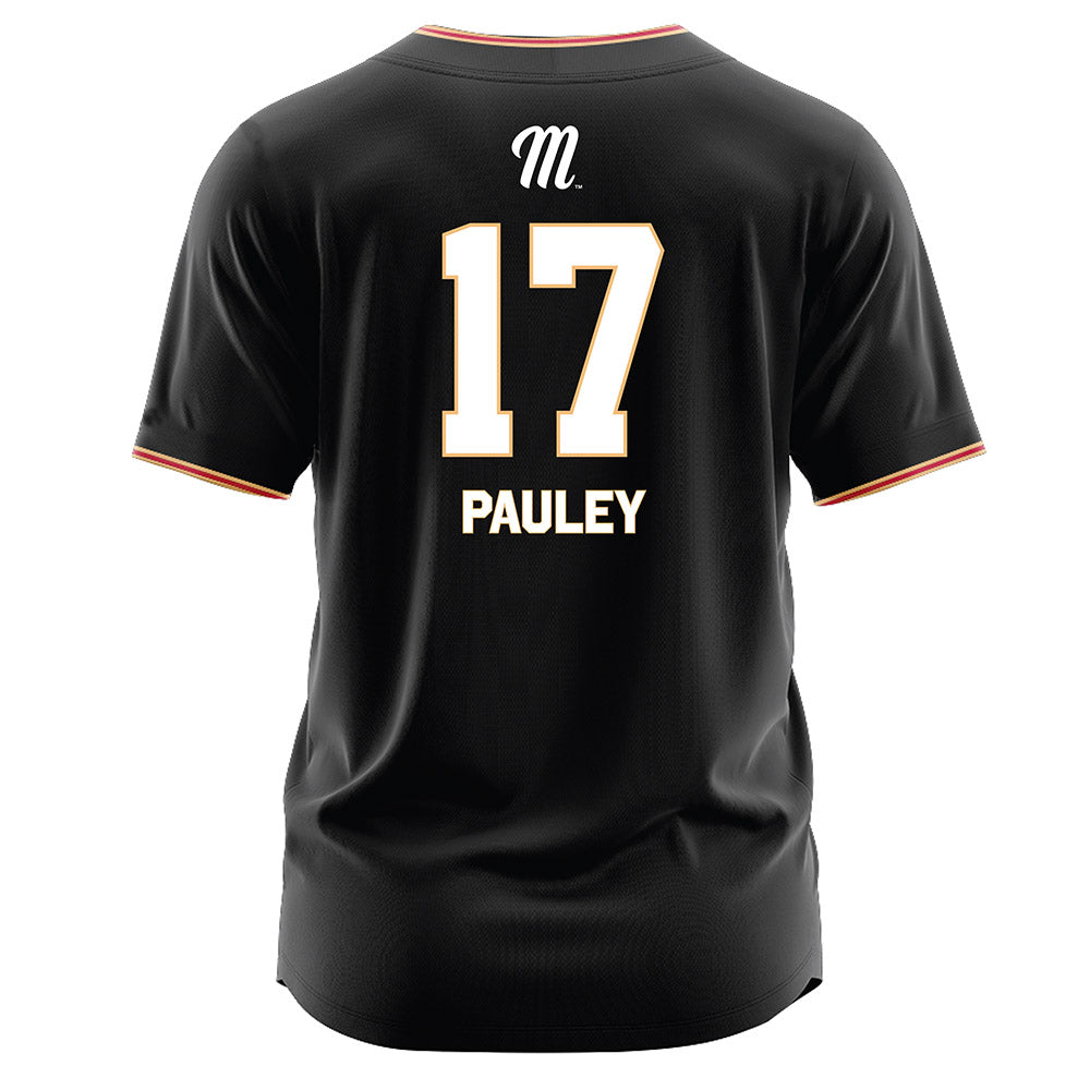 Miami of Ohio - NCAA Baseball : Cole Pauley - Black Jersey-1