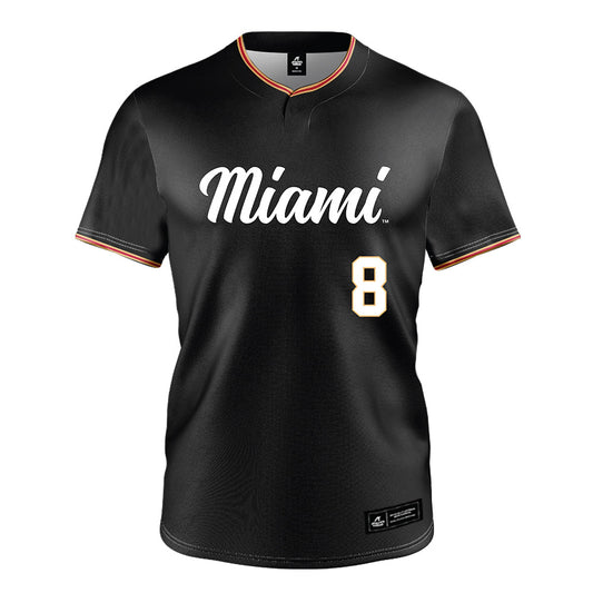 Miami of Ohio - NCAA Baseball : Marc Iozzo - Black Jersey-0