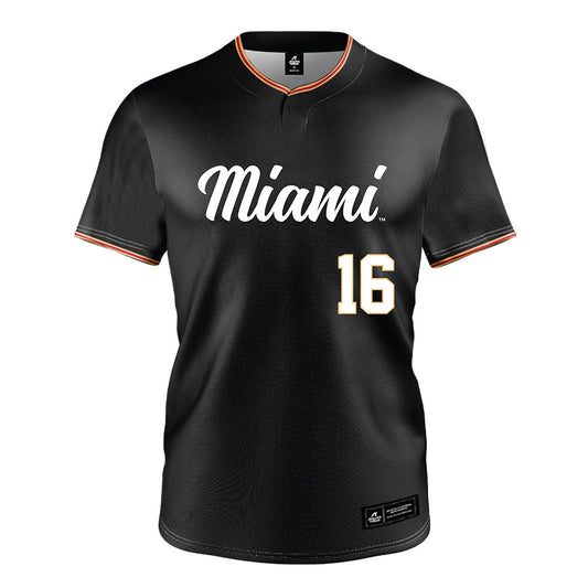 Miami of Ohio - Baseball Alumni : Evan Appelwick - Black Jersey-0
