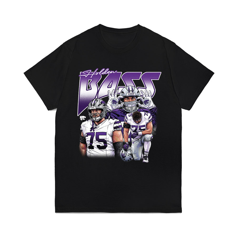 Kansas State - NCAA Football : Holden Bass - Collage Comfort Colors T-Shirt-0
