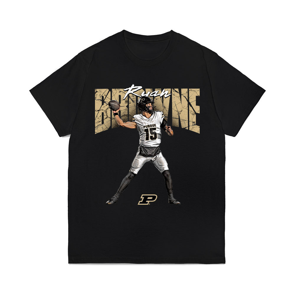 Purdue - NCAA Football : Ryan Browne - Collage Comfort Colors T-Shirt-0