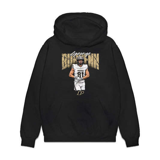 Purdue - NCAA Football : George Burhenn - Collage Premium Hooded Sweatshirt-0
