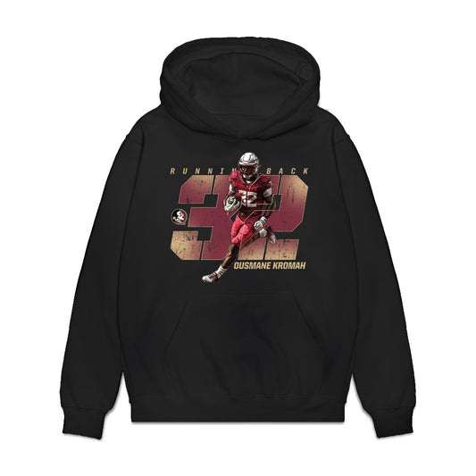 FSU - NCAA Football : Ousmane Kromah - Collage Premium Hooded Sweatshirt-0