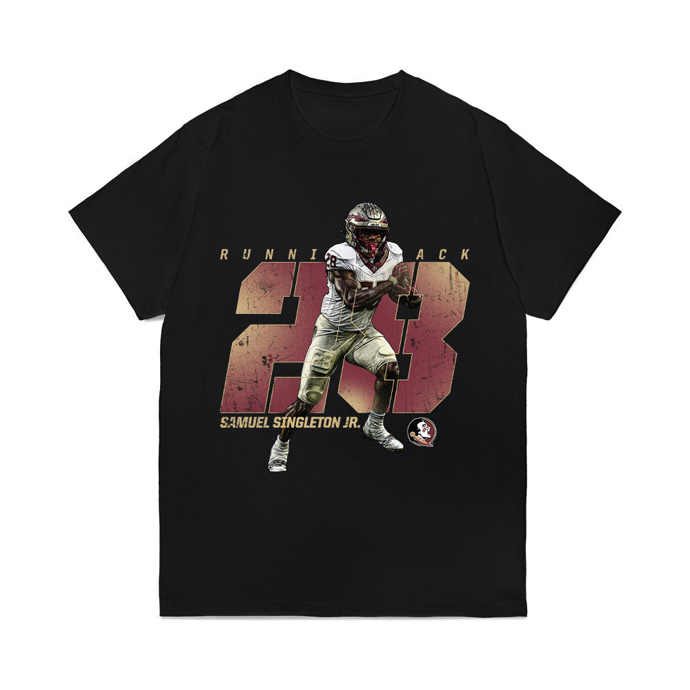 FSU - NCAA Football : Samuel Singleton Jr. - Collage Comfort Colors T-Shirt-0