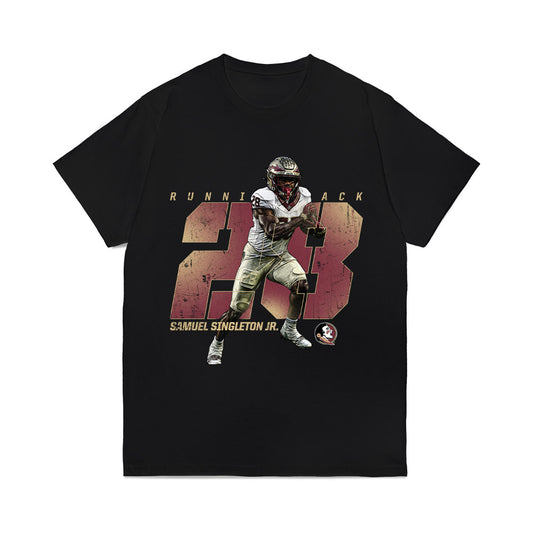 FSU - NCAA Football : Samuel Singleton Jr. - Collage Comfort Colors T-Shirt-0