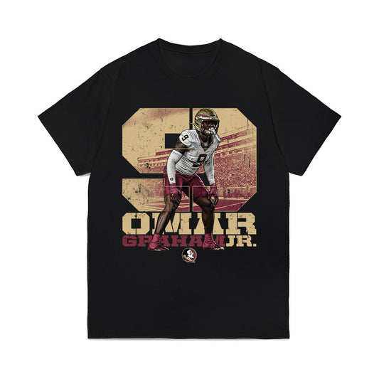 FSU - NCAA Football : Omar Graham Jr. - Collage Comfort Colors T-Shirt-0