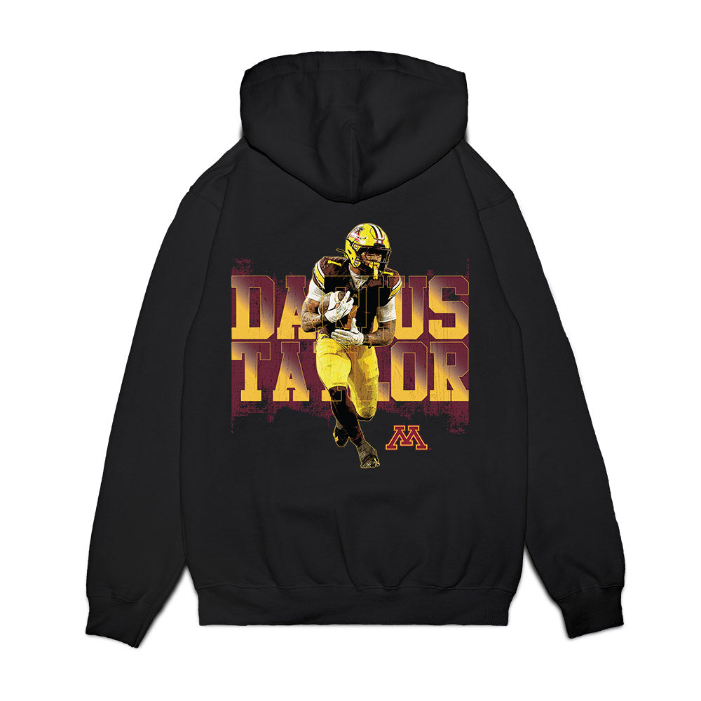 Minnesota - NCAA Football : Darius Taylor - Collage Premium Hooded Sweatshirt-1