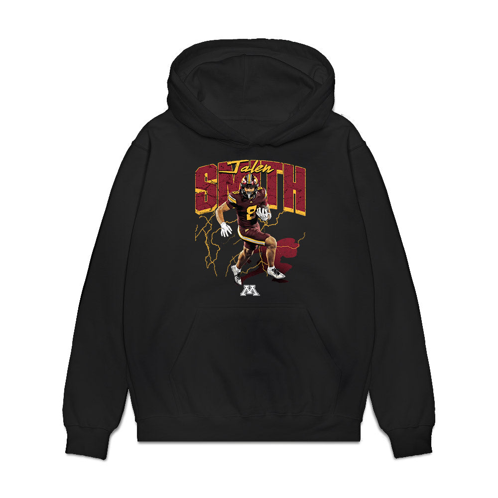 Minnesota - NCAA Football : Jalen Smith - Collage Premium Hooded Sweatshirt-0