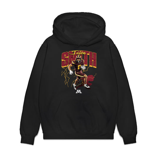 Minnesota - NCAA Football : Jalen Smith - Collage Premium Hooded Sweatshirt-0