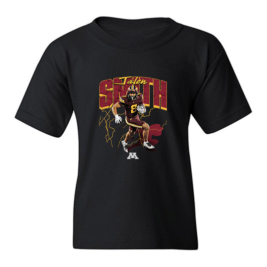 Minnesota - NCAA Football : Jalen Smith - Collage Youth T-Shirt-0