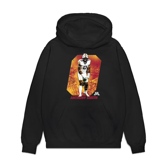 Minnesota - NCAA Football : Anthony Smith - Collage Premium Hooded Sweatshirt-0