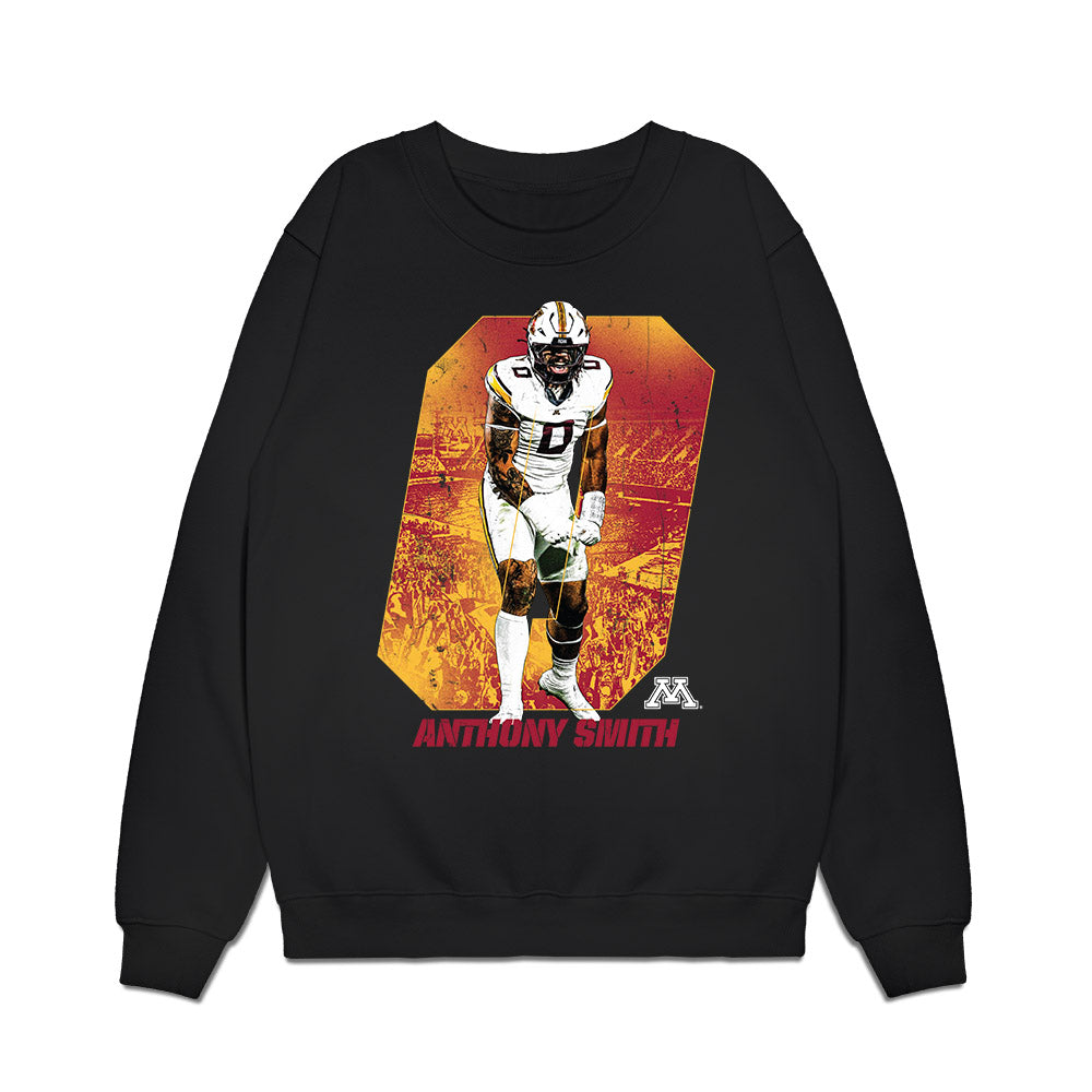 Minnesota - NCAA Football : Anthony Smith - Collage Premium Crewneck Sweatshirt-0