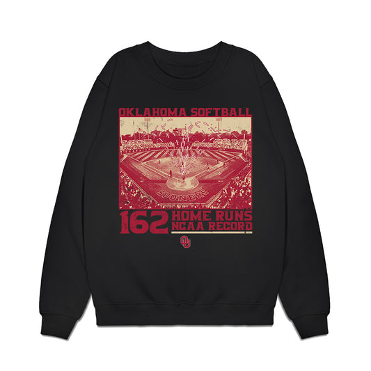 Oklahoma - NCAA Softball : Kendall Wells - 162 Home Runs Premium Crewneck Sweatshirt-0
